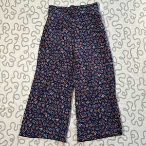 Madewell Garden Party Wide Leg Crop Pants